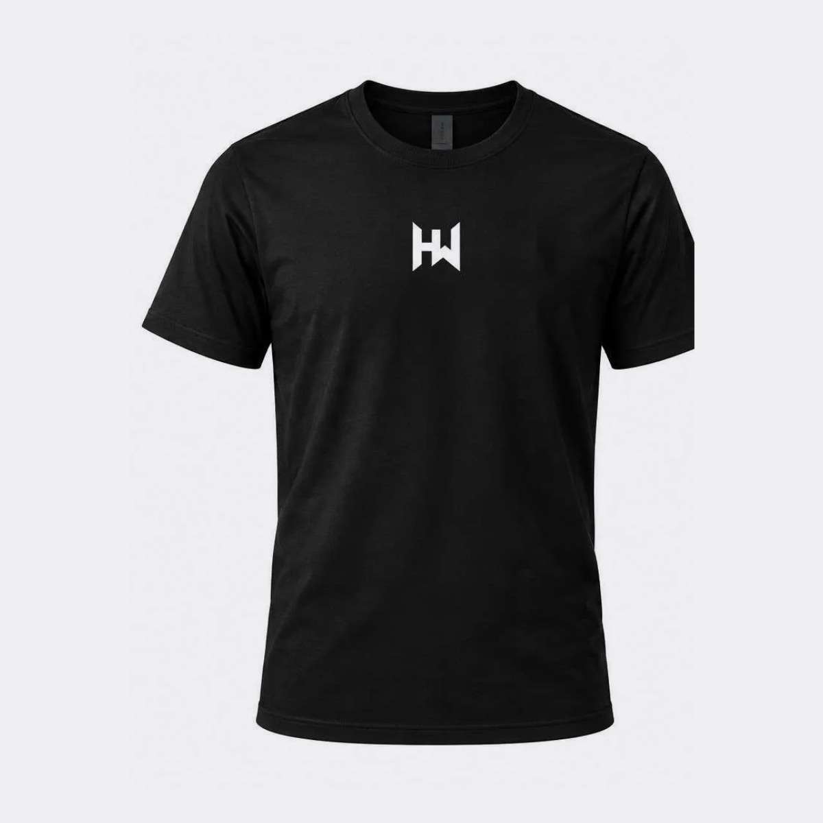 HITW HYROX Dallas Race Team '26 Tee Front of the black HITW HYROX Dallas Race Team tee